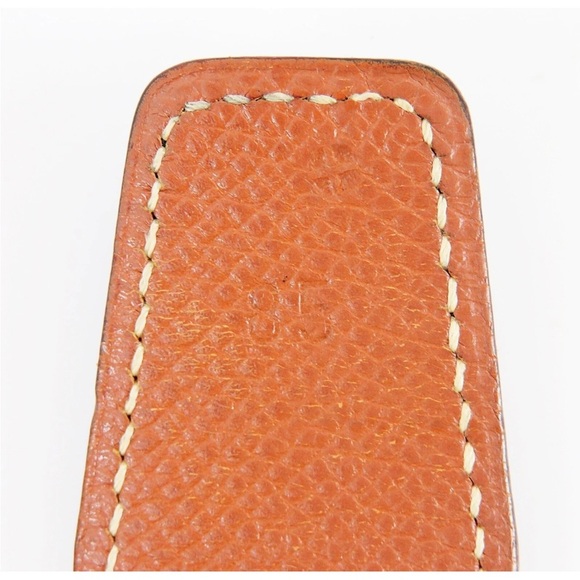 Hermes Black Belt with Gold H Buckle - Picture 8 of 10